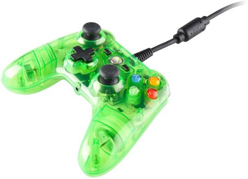 [Xbox 360] Drôtový Ovládač Power Mini Pro Ex - zelený