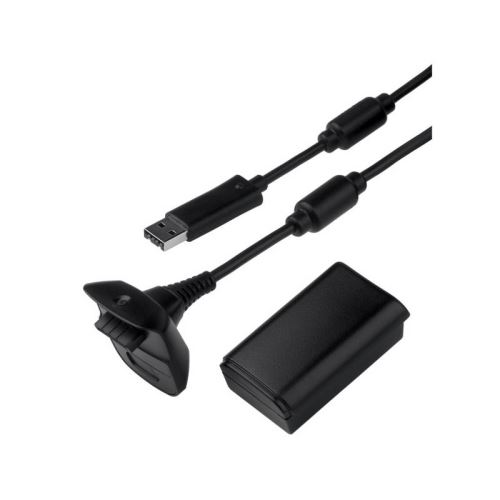 [Xbox 360] USB napájací kábel + akumulátor k ovládaču