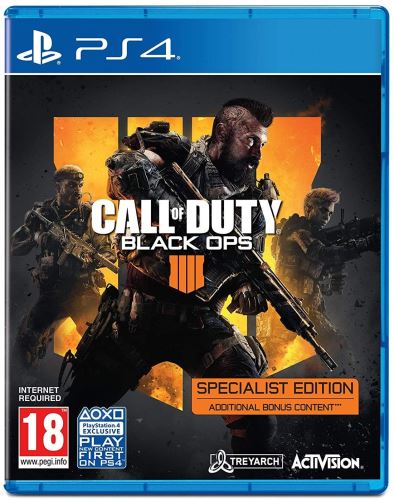 PS4 Call Of Duty Black Ops 4 Specialist Edition (nová)