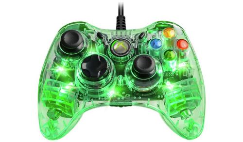 [Xbox 360] Drôtový Ovládač Afterglow - priehľadný