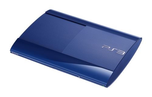 PlayStation 3 500 GB Super Slim - Modrý