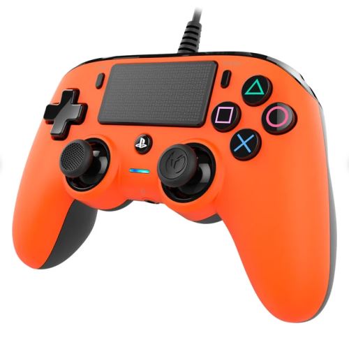 [PS4] Drôtový Ovládač Nacon Compact - oranžový (nový)