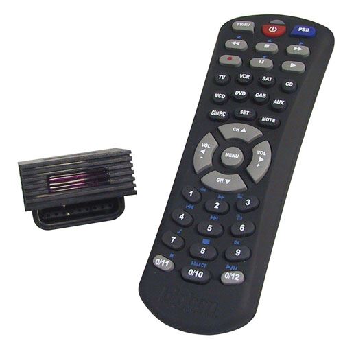 [PS2] Diaľkový ovládač BigBen Universal Remote s prijímačom - čierny