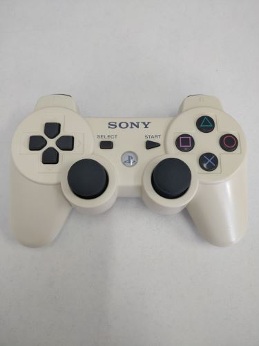 [PS3] Bezdrôtový Ovládač Sony Dualshock - biely (estetická vada, žltkastý)
