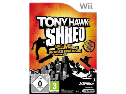[Nintendo Wii] Tony Hawk: Shred (skateboard + hra) (estetická chyba)