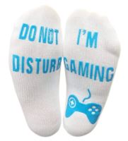 Ponožky Nechcem disturb, Im playing - modré (nové)