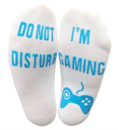 Ponožky Nechcem disturb, Im playing - univerzálna veľkosť (nové)