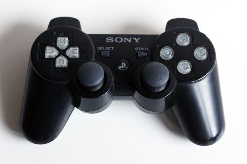 [PS3] Bezdrôtový Ovládač Sony Dualshock - čierny, transparentné tlačidlá