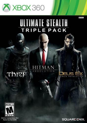 Xbox 360 Ultimate Stealth Triple Pack Thief - Hitman - Deus Ex (Nová)