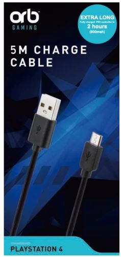 [PS4] [Xbox One] Micro USB - High Quality - 5m (nový)