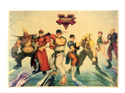 Plagát Street Fighter V - rôzne motívy (nový)