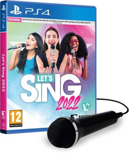 PS4 Let's Sing 2022 + mikrofón - Bundle (nová)