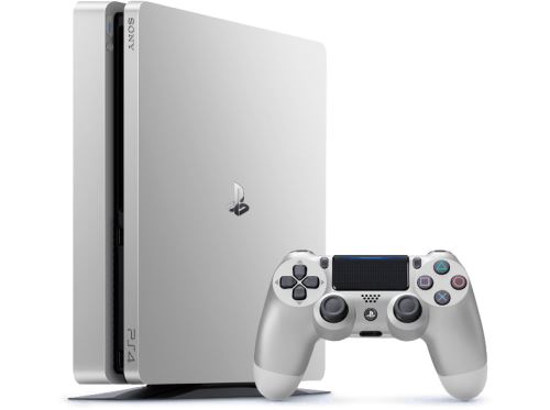 PlayStation 4 Slim 500 GB - Strieborná Edícia