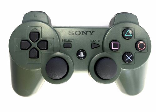 [PS3] Bezdrôtový Ovládač Sony Dualshock - tmavo zelený (estetická vada)