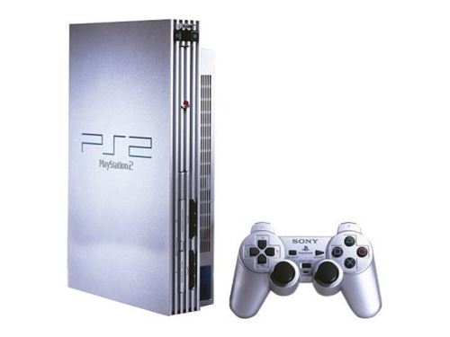 PlayStation 2 Fat Strieborný