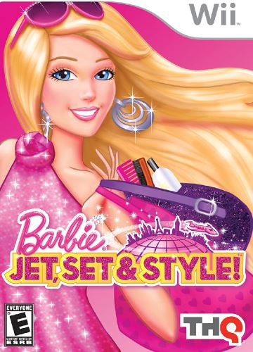 Nintendo Wii Barbie Jet, Set and Style