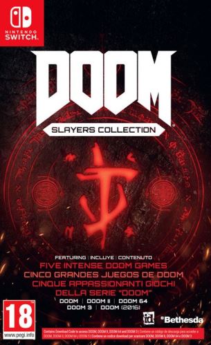Nintendo Switch Doom Slayer Collection - Doom 1,2,3,2016 (nová)