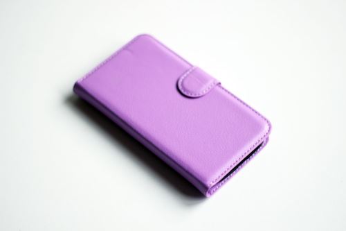 Flipové puzdro pre Samsung S3 (fialové)