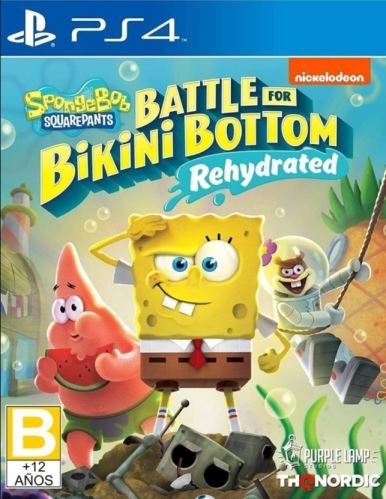 PS4 Spongebob SquarePants Battle for Bikini Bottom Rehydrated