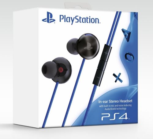[PS4] Sony PlayStation In-ear Stereo Headset - čierny (bez špuntov) (estetické vady)