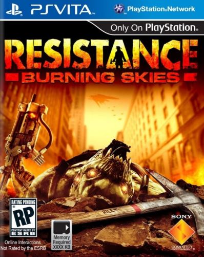 PS Vita Resistance Burning Skies (DE)