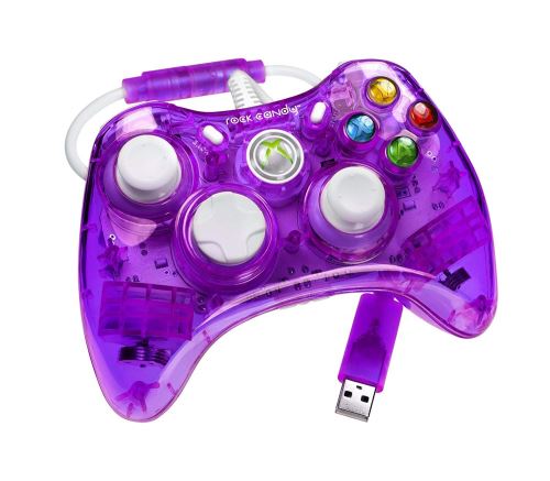[Xbox 360] Drôtový Ovládač Rock Candy - fialový