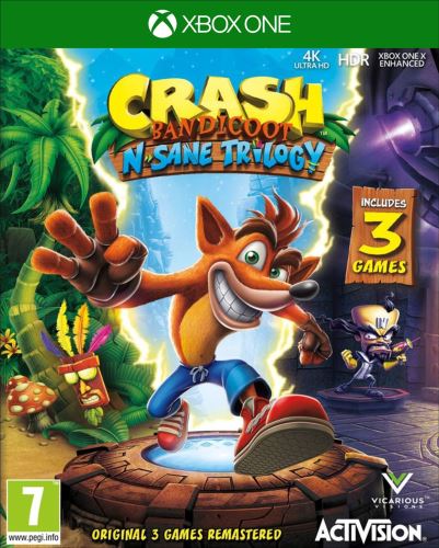 Xbox One Crash Bandicoot N. Sane Trilogy (nová)