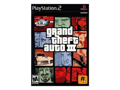 PS2 GTA 3 Grand Theft Auto III (18+, necenzurované) (bez obalu)