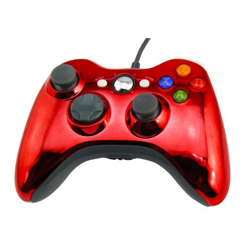 [Xbox 360] Drôtový Ovládač - červený (nový)