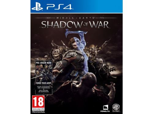 PS4 Middle Earth Shadow Of War (nová)