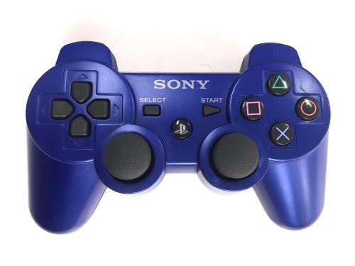 [PS3] Bezdrôtový Ovládač Sony Dualshock - modrý (estetická vada)