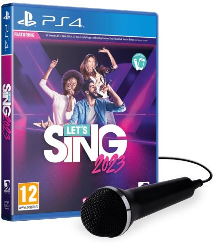 PS4 Let's Sing 2023 + mikrofón - Bundle (nová)