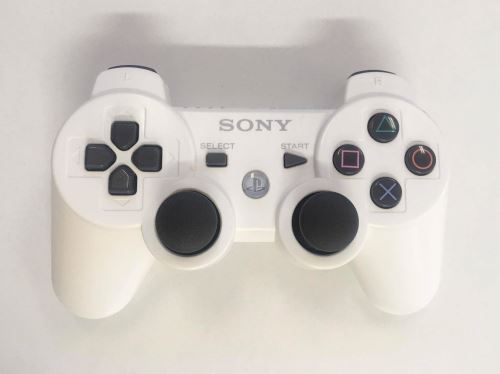 [PS3] Bezdrôtový Ovládač Sony Dualshock - biely (estetická vada)