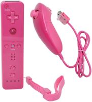 [Nintendo Wii] Remote ovládač + Nunchuk - ružový (nový)