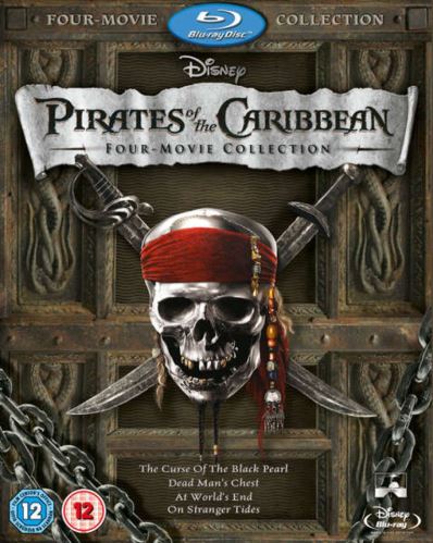 Blu-Ray Film Pirates of the Caribbean: Quadrology Collections - 4 filmy