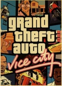 Plagát Grand Theft Auto Vice City (nový)