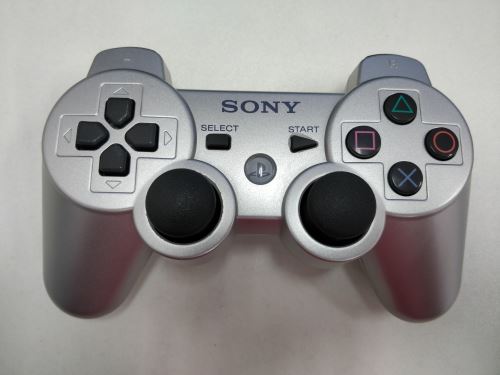[PS3] Bezdrôtový Ovládač Sony Dualshock - strieborný (estetická vada)