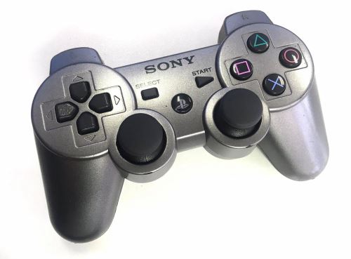 [PS3] Bezdrôtový Ovládač Sony Dualshock - tmavo strieborný (estetická vada)