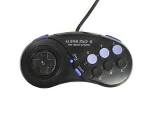 [Sega Saturn] Drôtový ovládač InterAct Super Pad 8 (estetická vada)