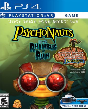 PS4 Psychonauts In The Rhombus Of Ruin (nová)