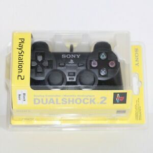 [PS2] Drôtový Ovládač Sony Dualshock - čierný (nový)