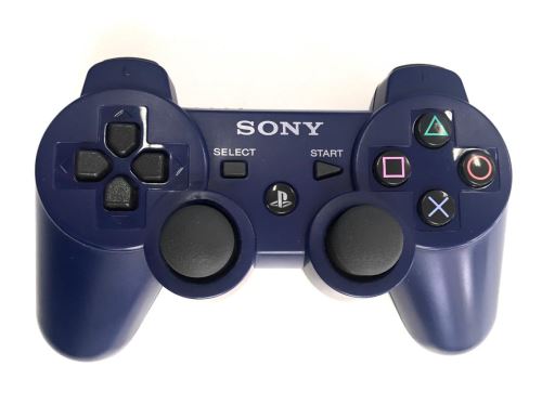 [PS3] Bezdrôtový Ovládač Sony Dualshock - tmavomodrý (estetická vada)