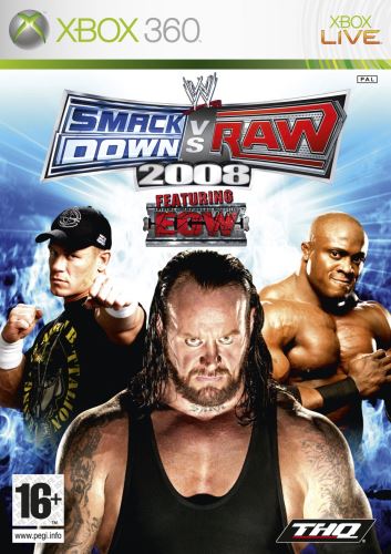 Xbox 360 SmackDown vs Raw 2008 (bez obalu)