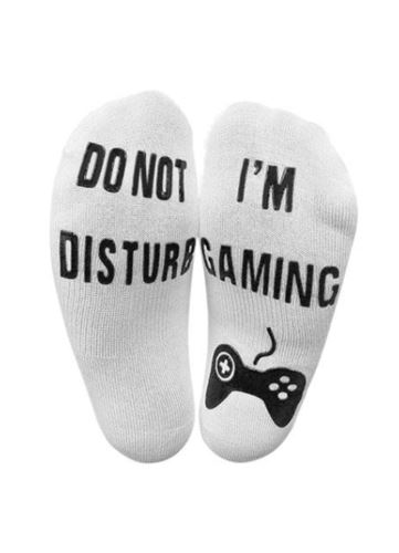 Ponožky Nechcem disturb, Im playing - univerzálna veľkosť (nové)