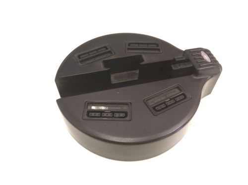 [PS2] Slim HUB stojan na 4 pamäťové karty a ovládače - čierny (estetická vada)