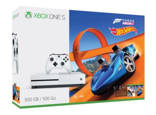 Xbox One S 500 GB (Plná verzia s DVD mechanikou) + Forza Horizon 3 Hot Wheels (nové)