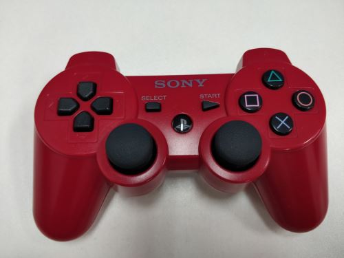 [PS3] Bezdrôtový Ovládač Sony Dualshock - červený (estetická vada)