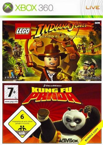 Xbox 360 Lego Indiana Jones: The Original Adventures + Kung Fu Panda