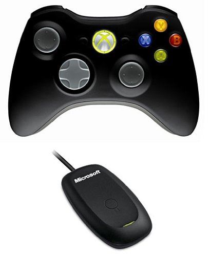 [Xbox 360 | PC] Bezdrôtový Ovládač Microsoft s USB prijímačom pre PC - čierny