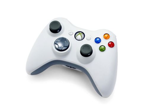 [Xbox 360] Bezdrôtový Ovládač Microsoft - bielosivý (Kat. A)